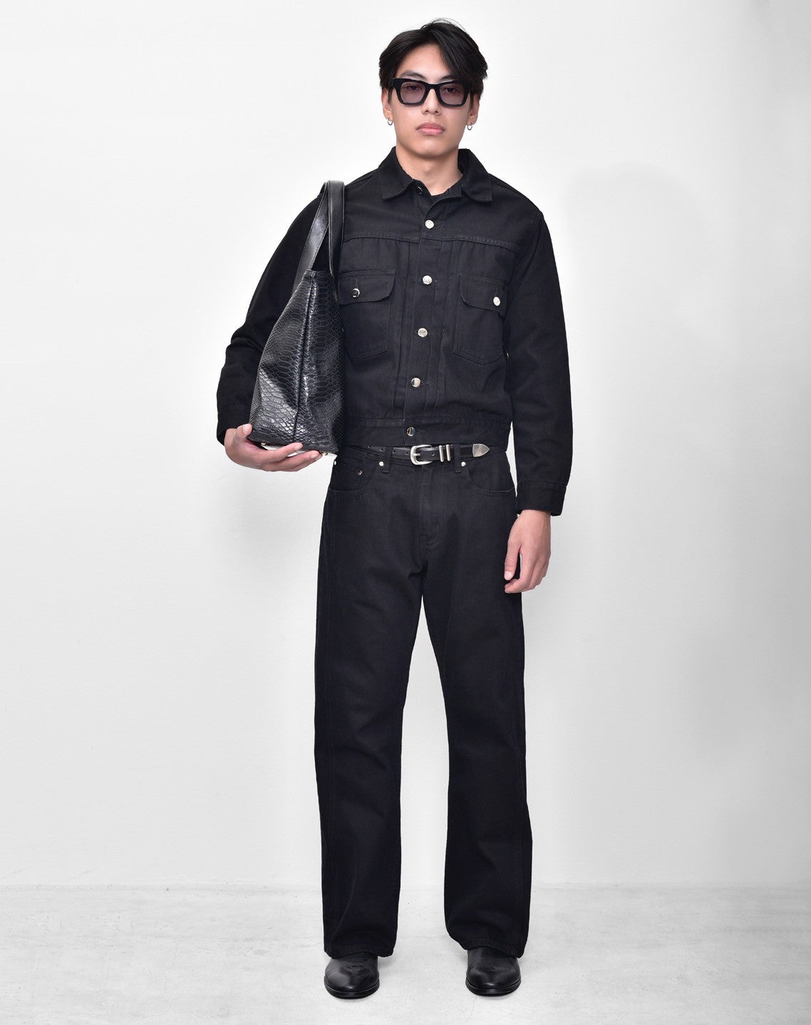 TRUCKER JACKET BLACK
