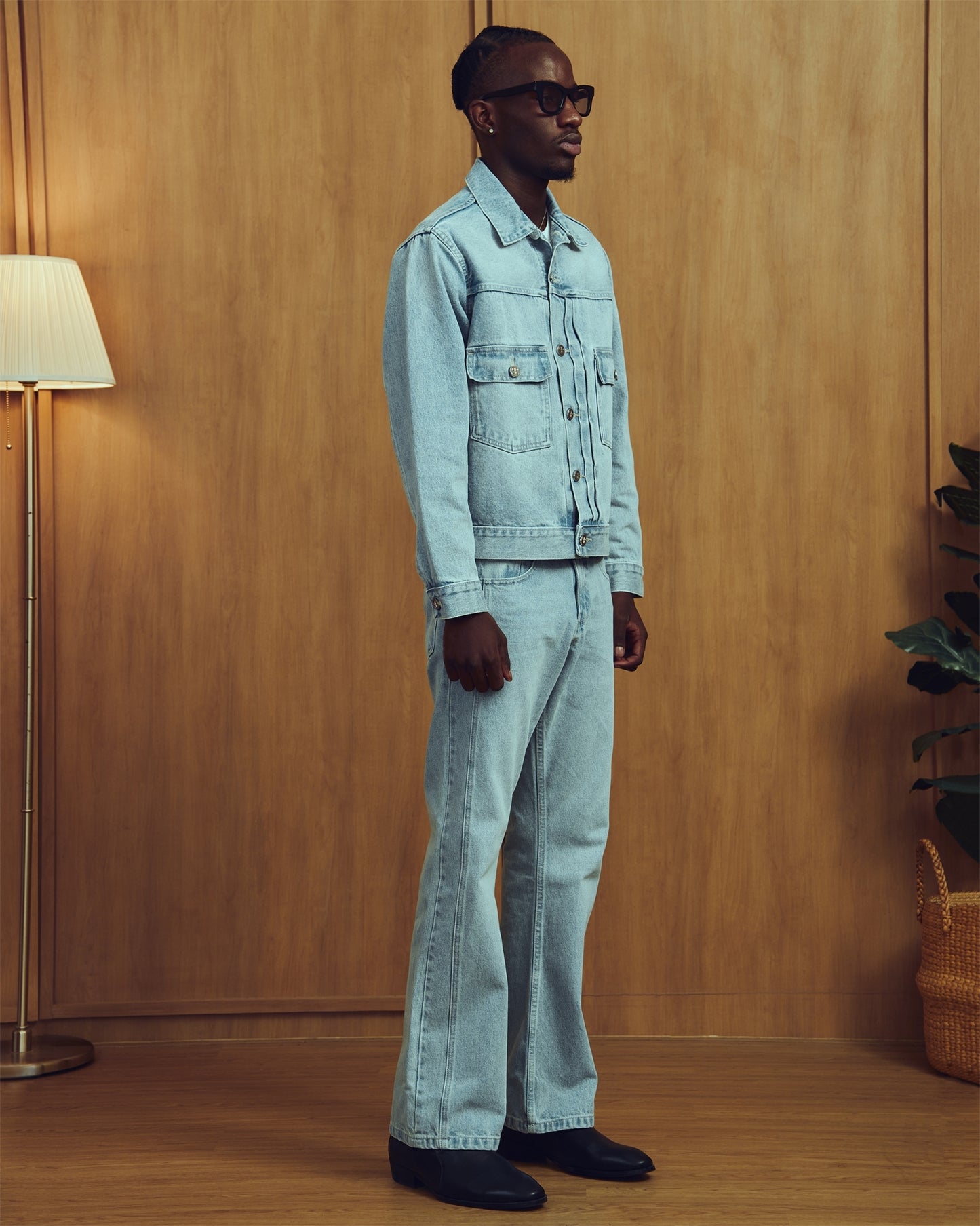 BOOTCUT TRACK DENIM BL