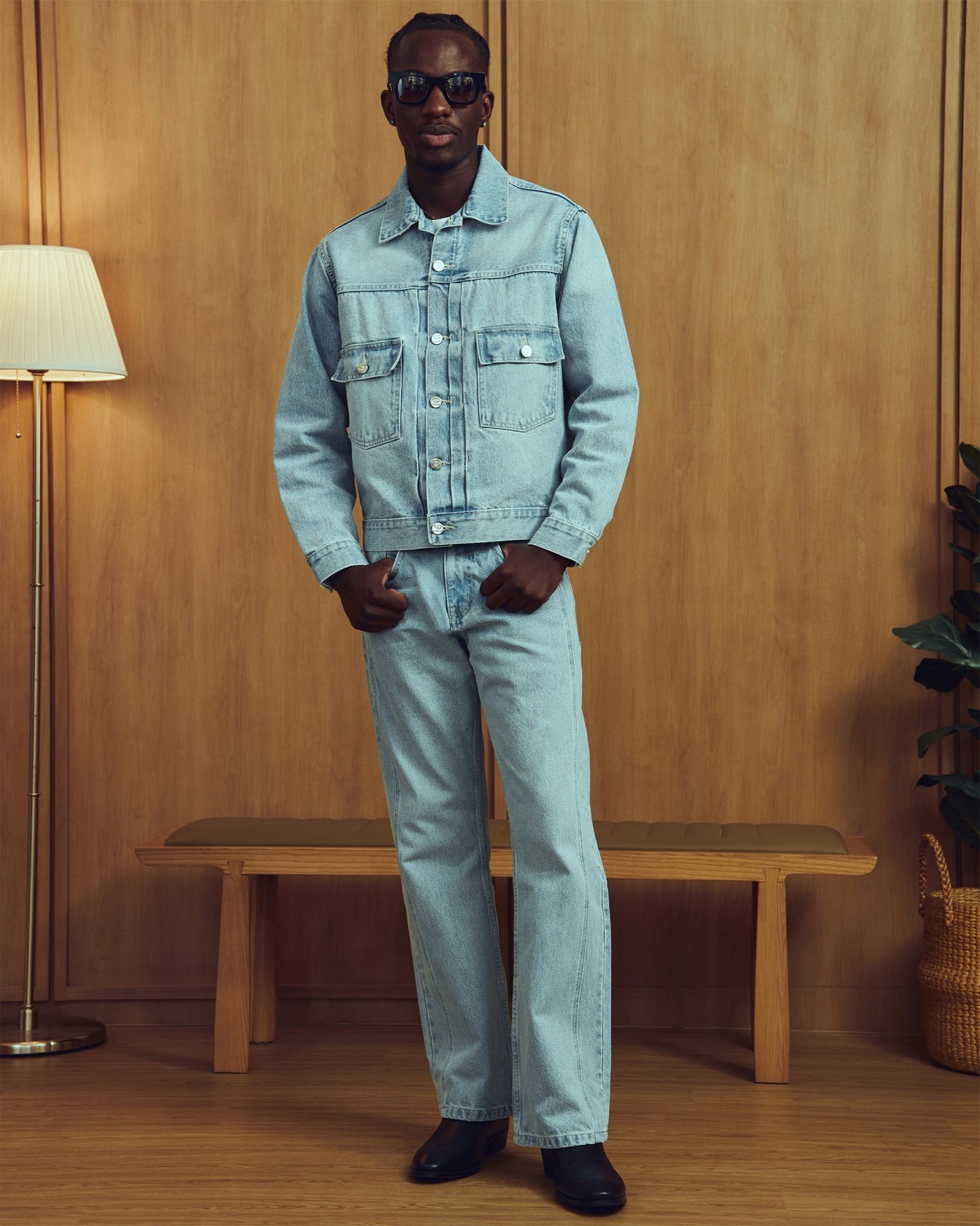 BOOTCUT TRACK DENIM BL